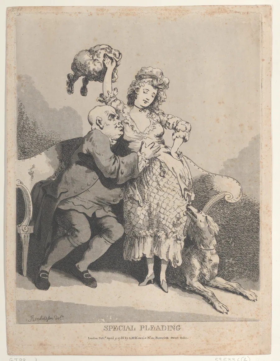 Special Pleading by Thomas Rowlandson