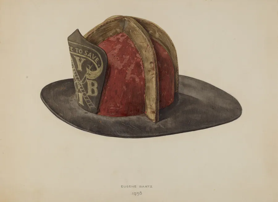 Fireman's Helmet by Eugene Bartz