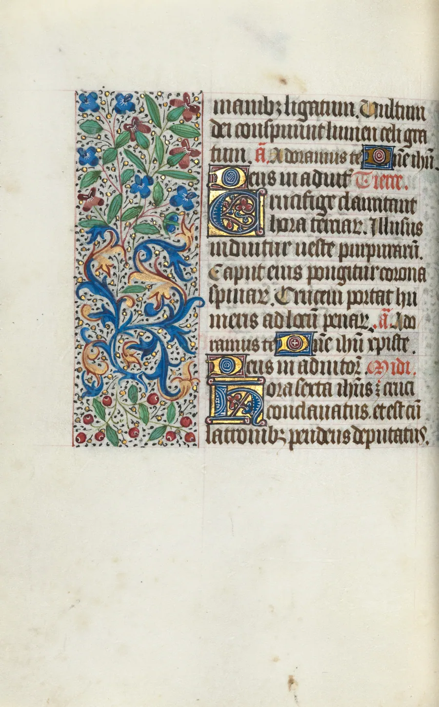 Book of Hours (Use of Rouen): fol. 97v by Master of the Geneva Latini