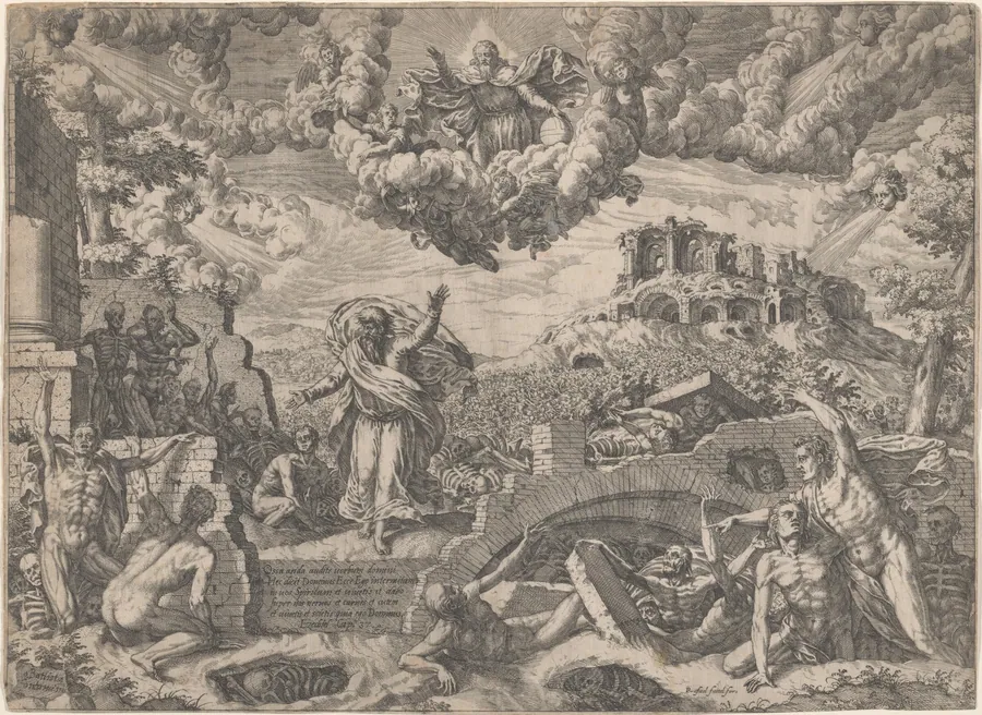 The Vision of Ezekiel by Giovanni Battista Fontana