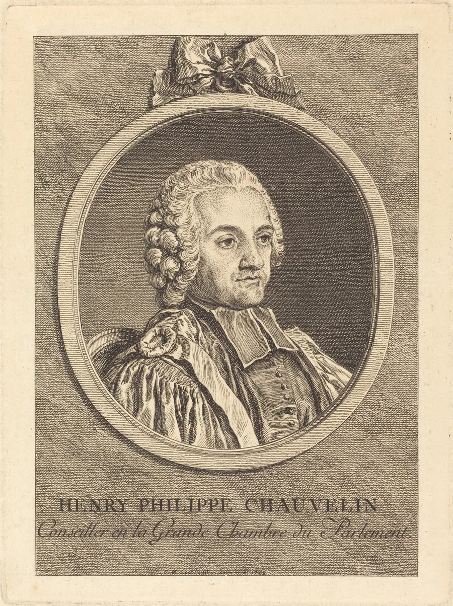 Henry Philippe Chauvelin by Charles-Nicolas Cochin II
