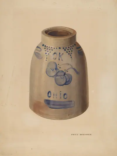 Apple Butter Crock