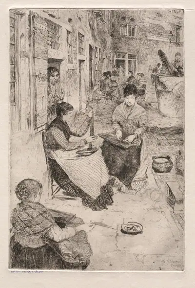 Etchings of Venice: Bead Stringers