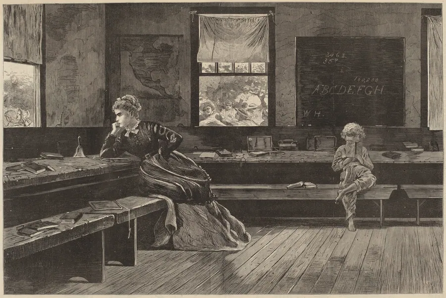 The Noon Recess by American 19th Century