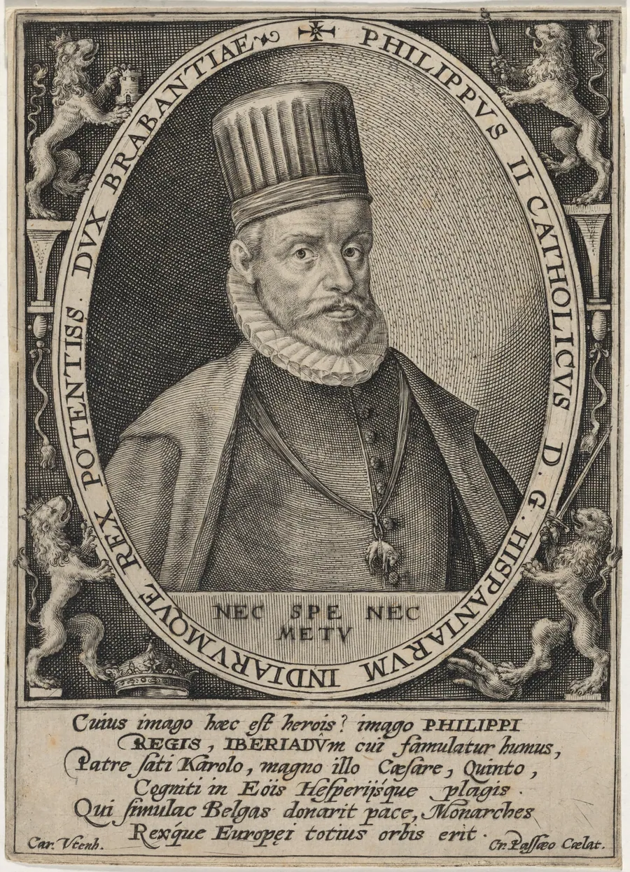 Philip II, King of Spain by Crispijn van de Passe I