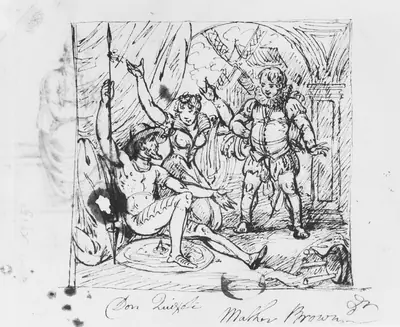 Scene from "Don Quixote"