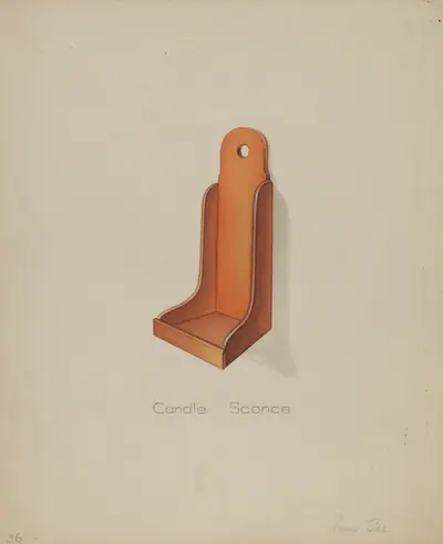 Shaker Candle Sconce