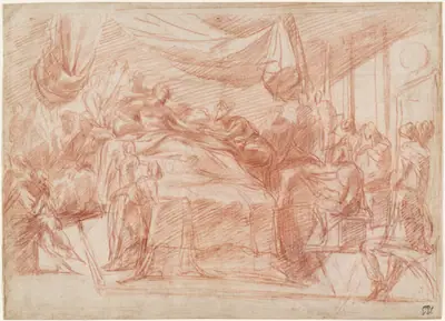 A Deathbed Scene [recto]