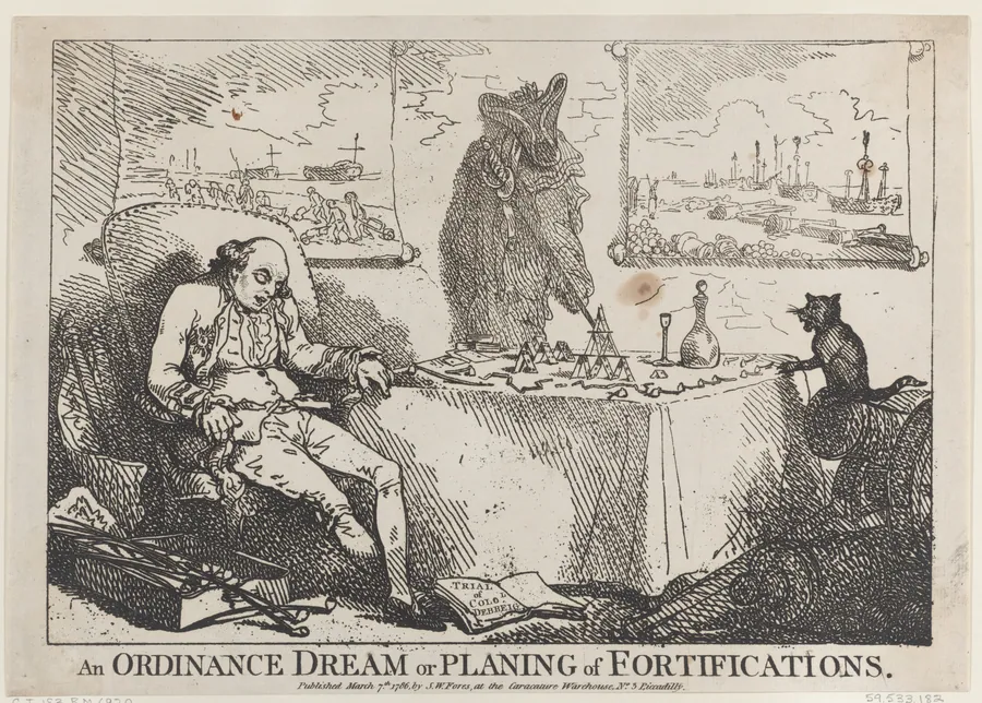 An Ordinance Dream or Planning of Fortifications by S. W. Fores