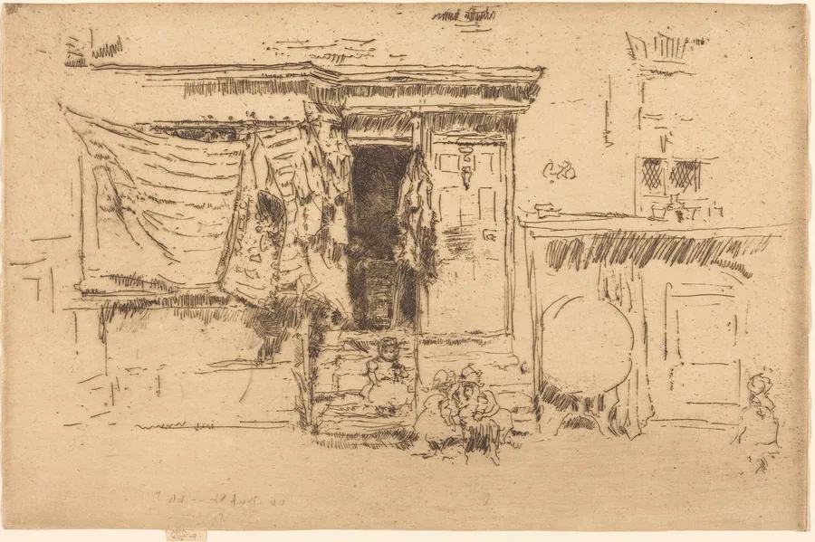 Rag-Shop, Milman's Row by James McNeill Whistler