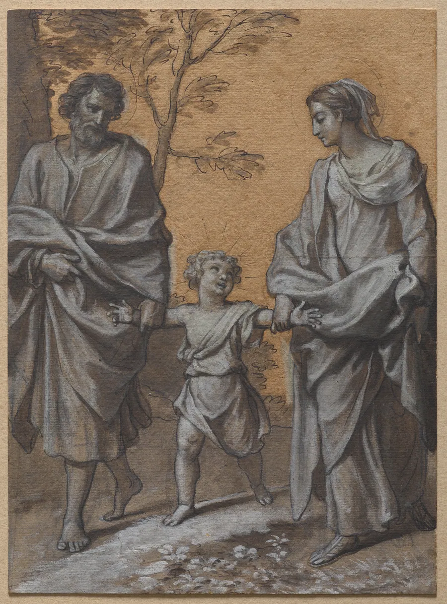 The Return of the Holy Family from Egypt by Claude Simpol