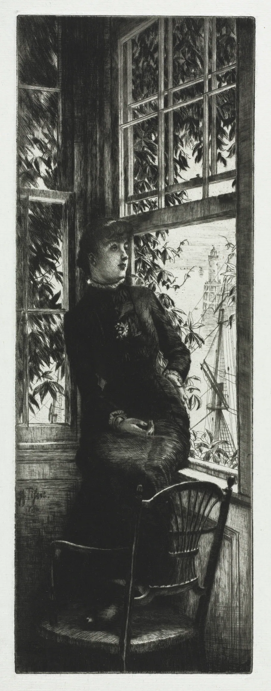 At the Sea Side by James Tissot