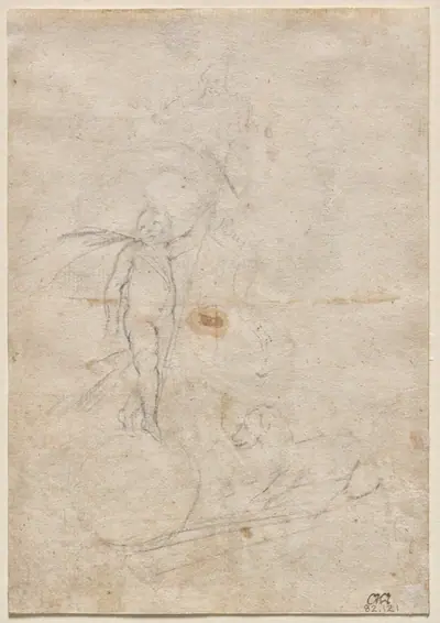 Resurrected Christ and Lamb of God (verso)