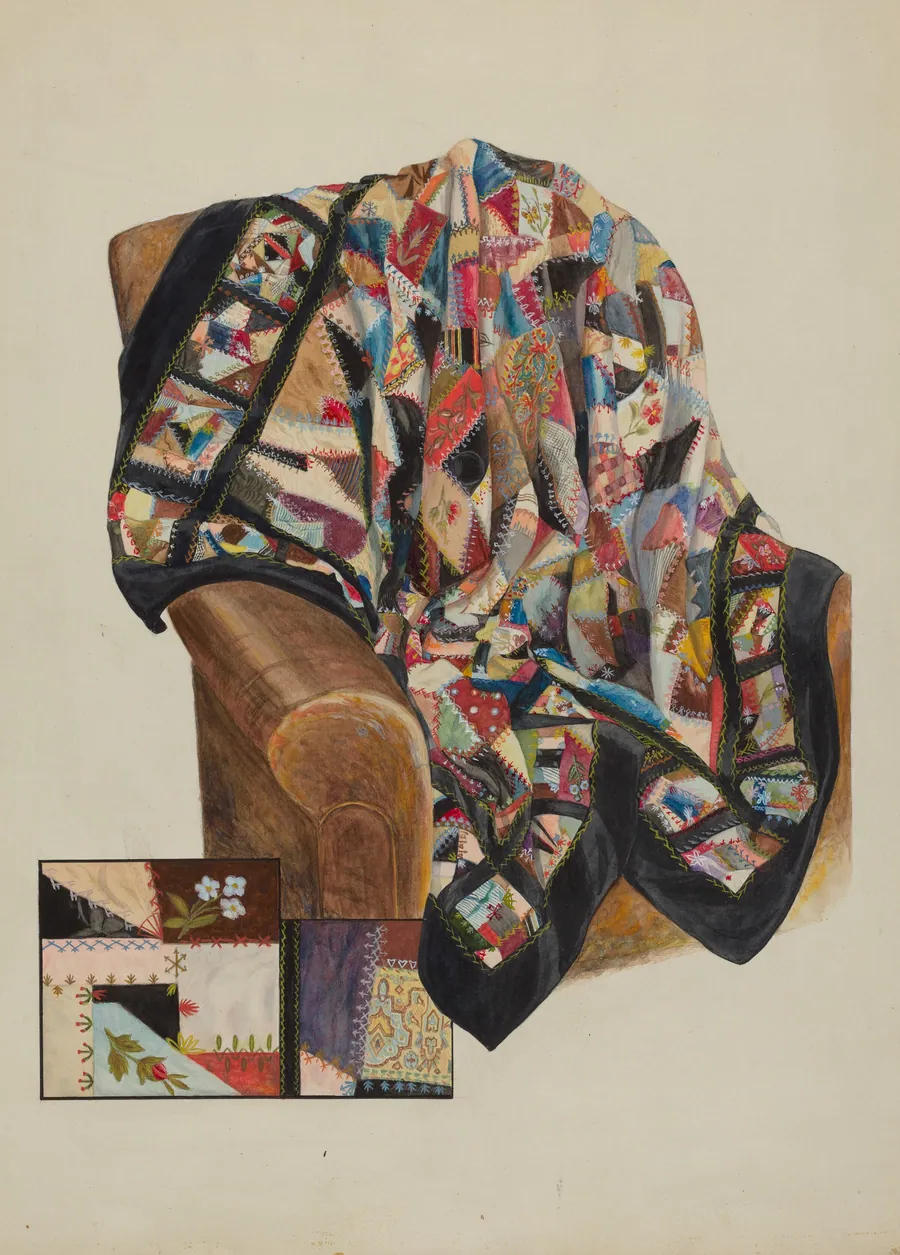 Crazy Quilt - Patchwork by Bertha Semple