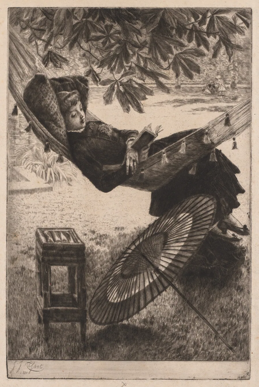 The Hammock by James Tissot