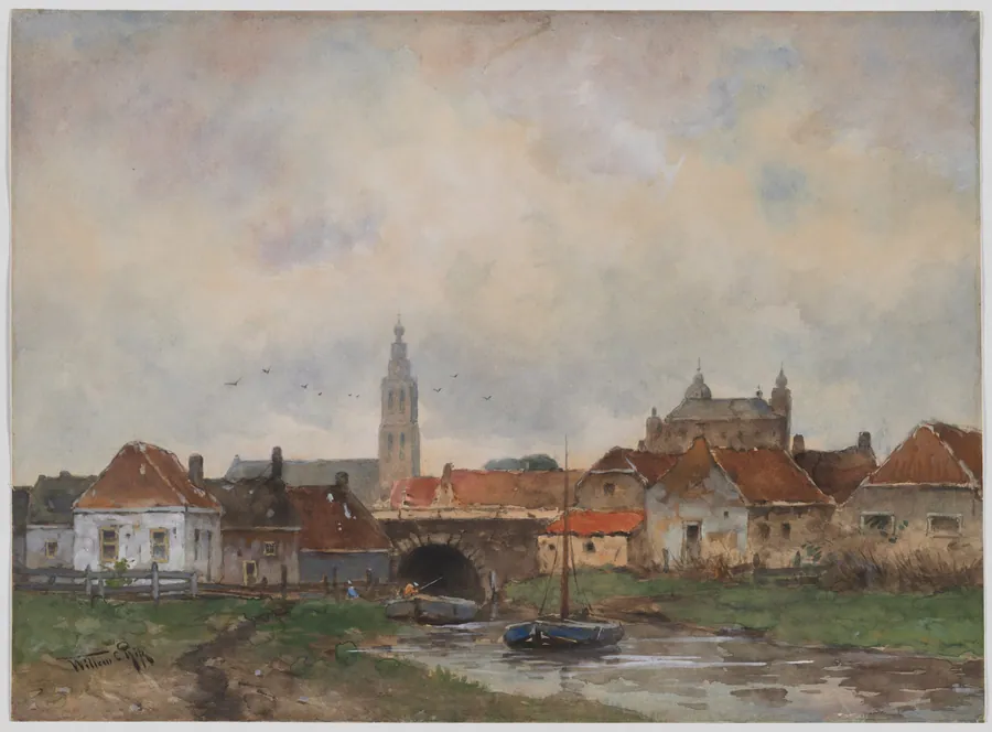 Upper Lock at Steenbergen by Willem Cornelis Rip
