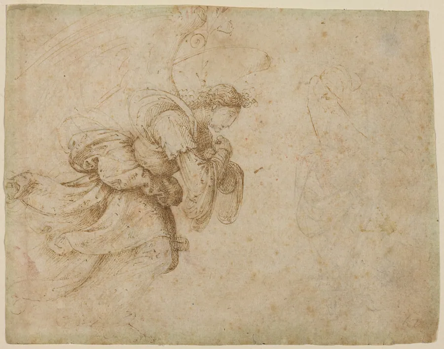 The Angel of the Annunciation [recto] by Fra Bartolommeo