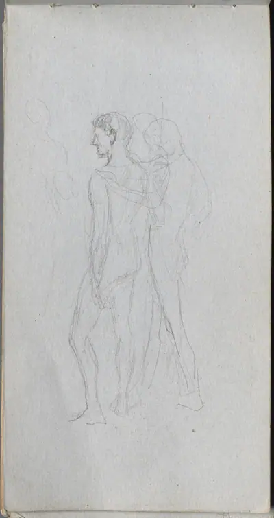 Sketchbook, page 92: Two Nudes