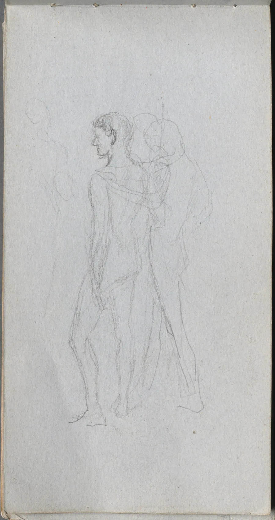 Sketchbook, page 92: Two Nudes by Ernest Meissonier
