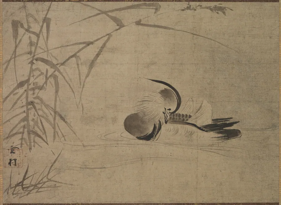 Mandarin Duck by Sesson Shūkei