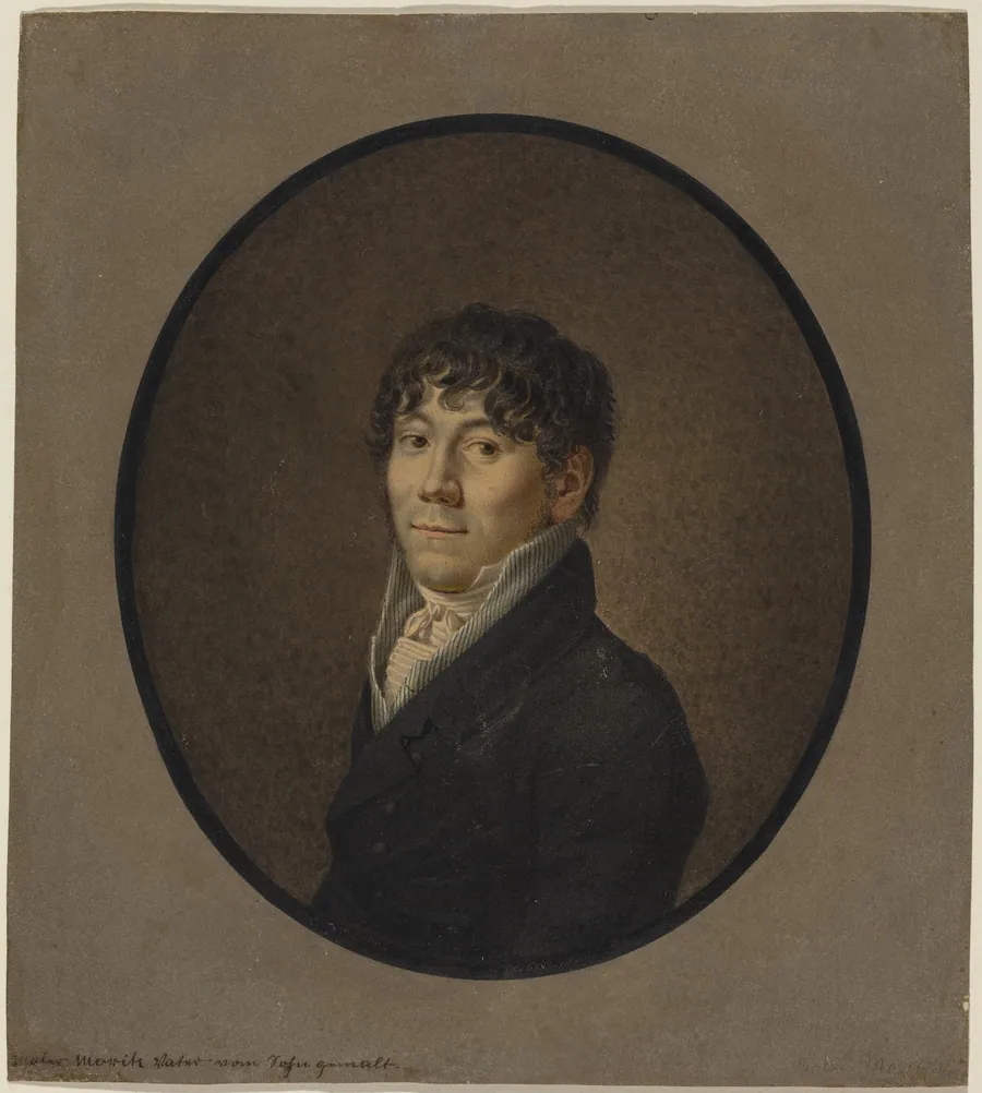 Portrait of the Artist's Father by Friedrich Wilhelm Moritz