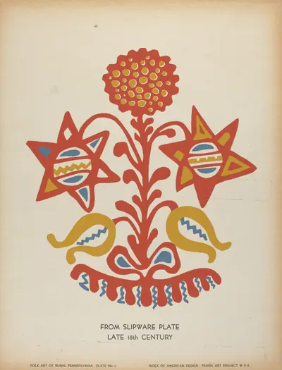 Plate 11: From the Portfolio "Folk Art of Rural Pennsylvania"