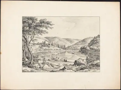 The Convent of Neuburg from Haarlass