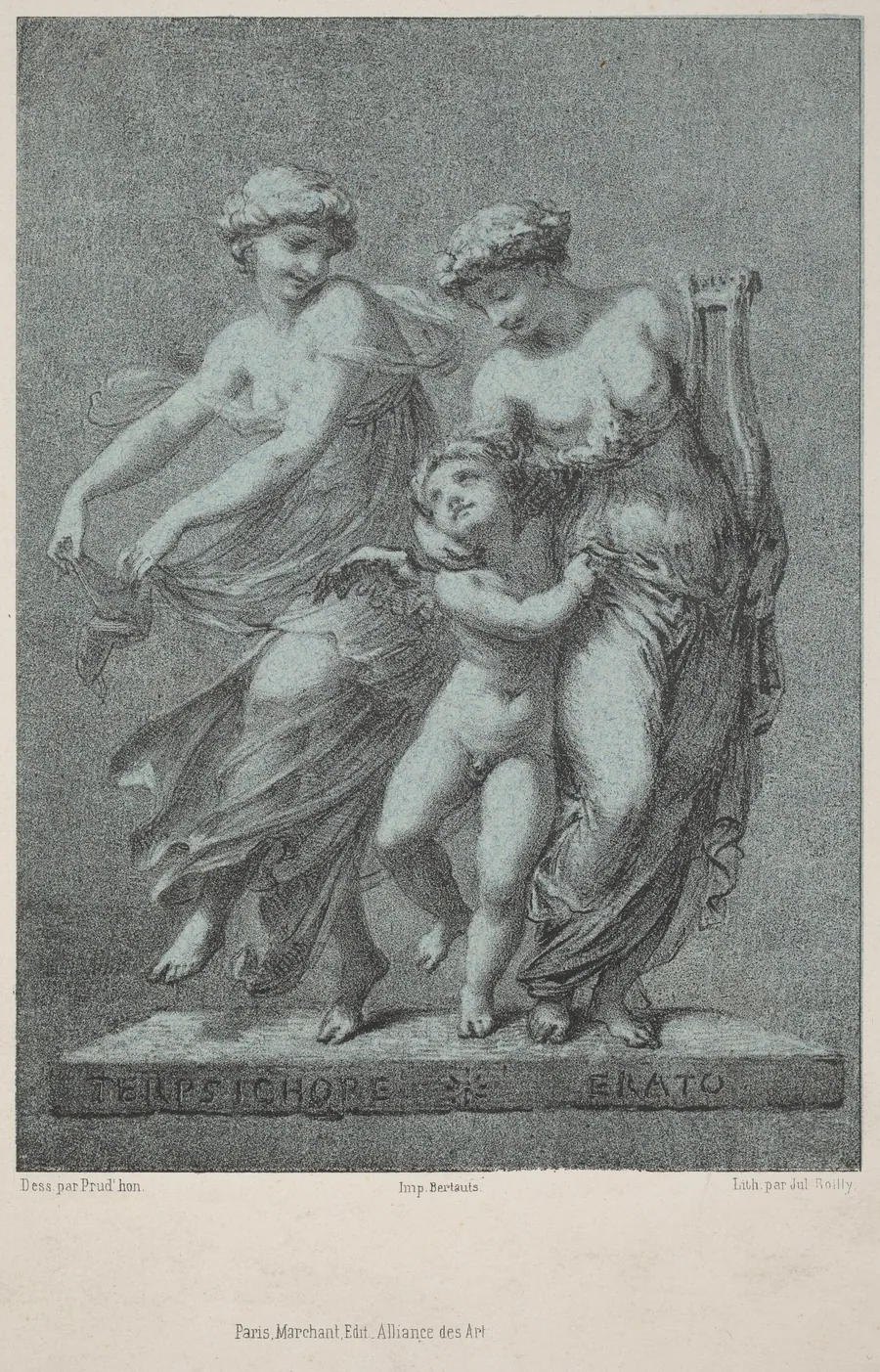 Apollo and the Muses by Jules Boilly