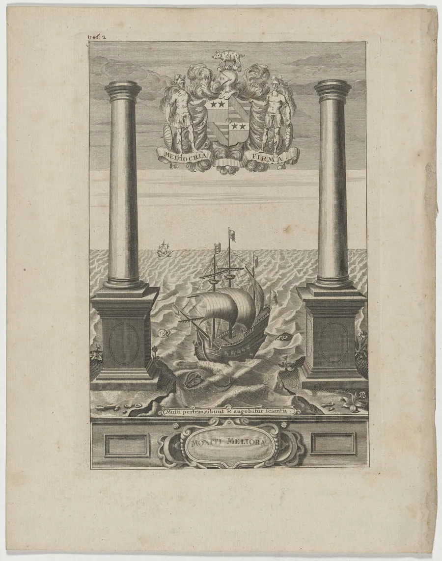 Coat of Arms, Moniti Meliora by Unknown 19th Century