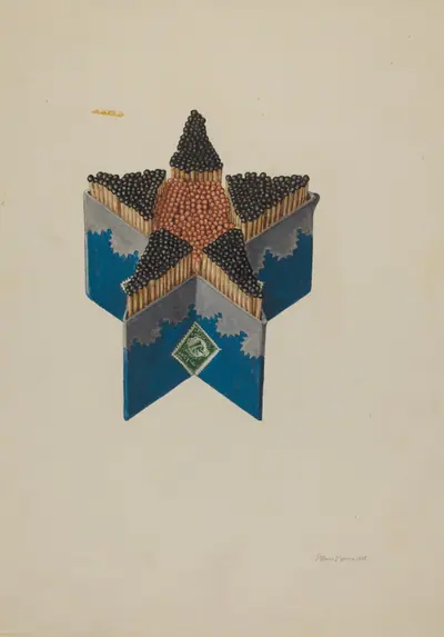Star Shaped Match Box