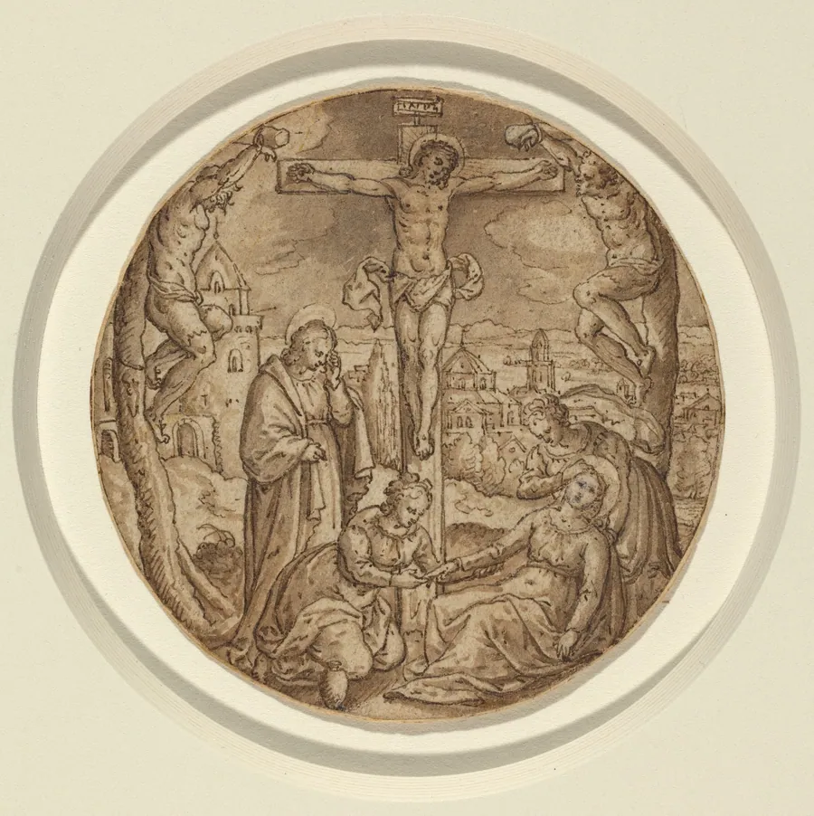 The Crucifixion by Hans Bol