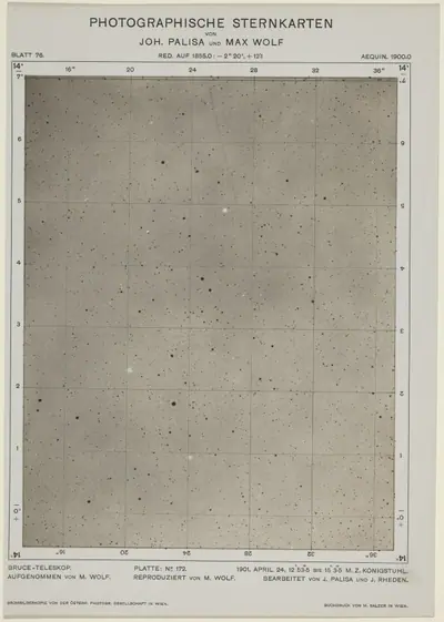 Photographische Sternkarten (April 24, 1901)