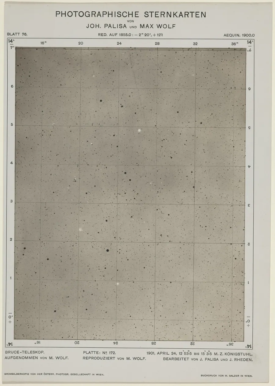 Photographische Sternkarten (April 24, 1901) by Wolf and Palisa