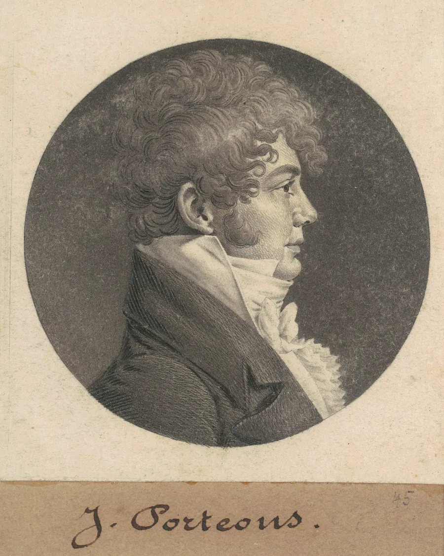 John Porteous by Charles B. J. Févret de Saint-Mémin