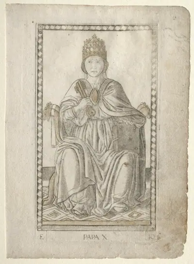 The Pope (from the Tarocchi, series E: Conditions of Man, #10)
