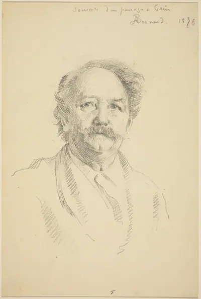 Portrait of a Man (Souvenir d'un Passage à Paris)