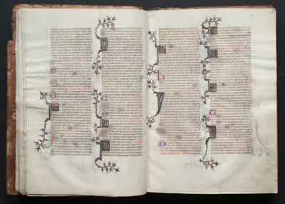The Gotha Missal: Fol. 14v, Text
