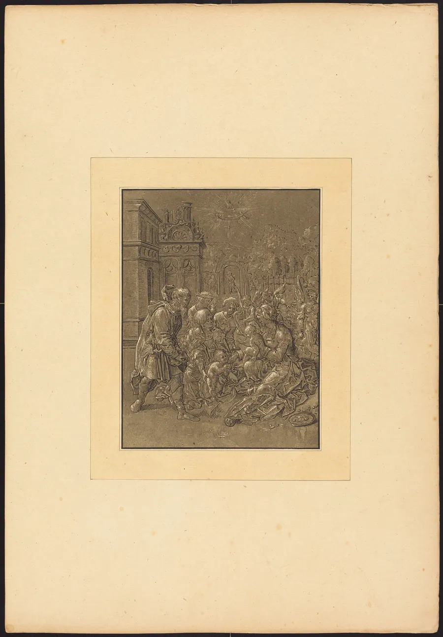 Visit of Saint Elizabeth to the Holy Family by Maria Catharina Prestel