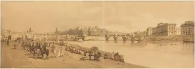 A View of the Pont Neuf, the Mint, etc.: pl.8