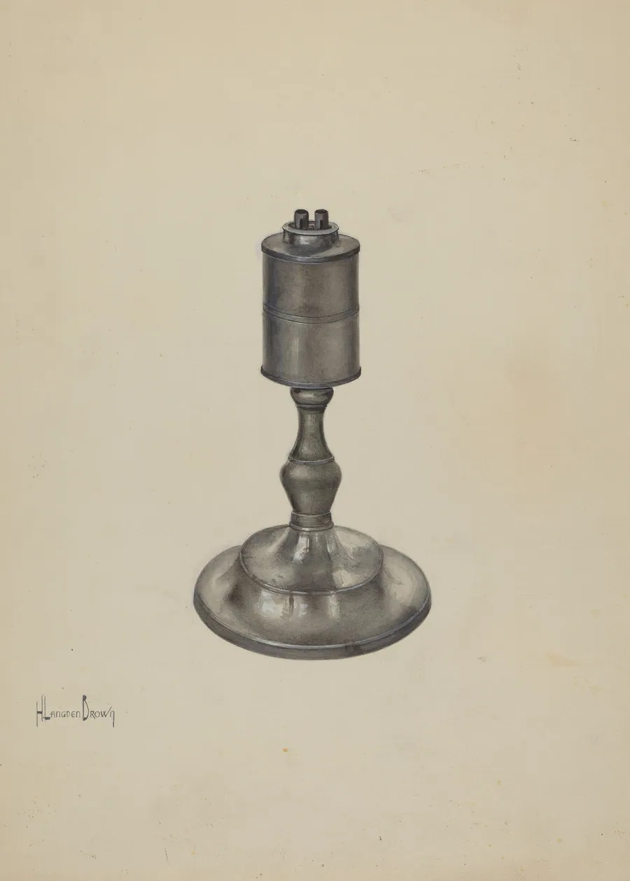 Lamp by H. Langden Brown
