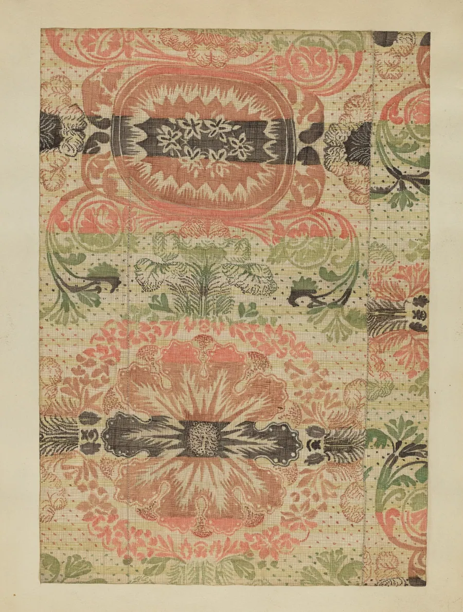 Hand Woven Ingrain Carpet by Dorothy Lacey
