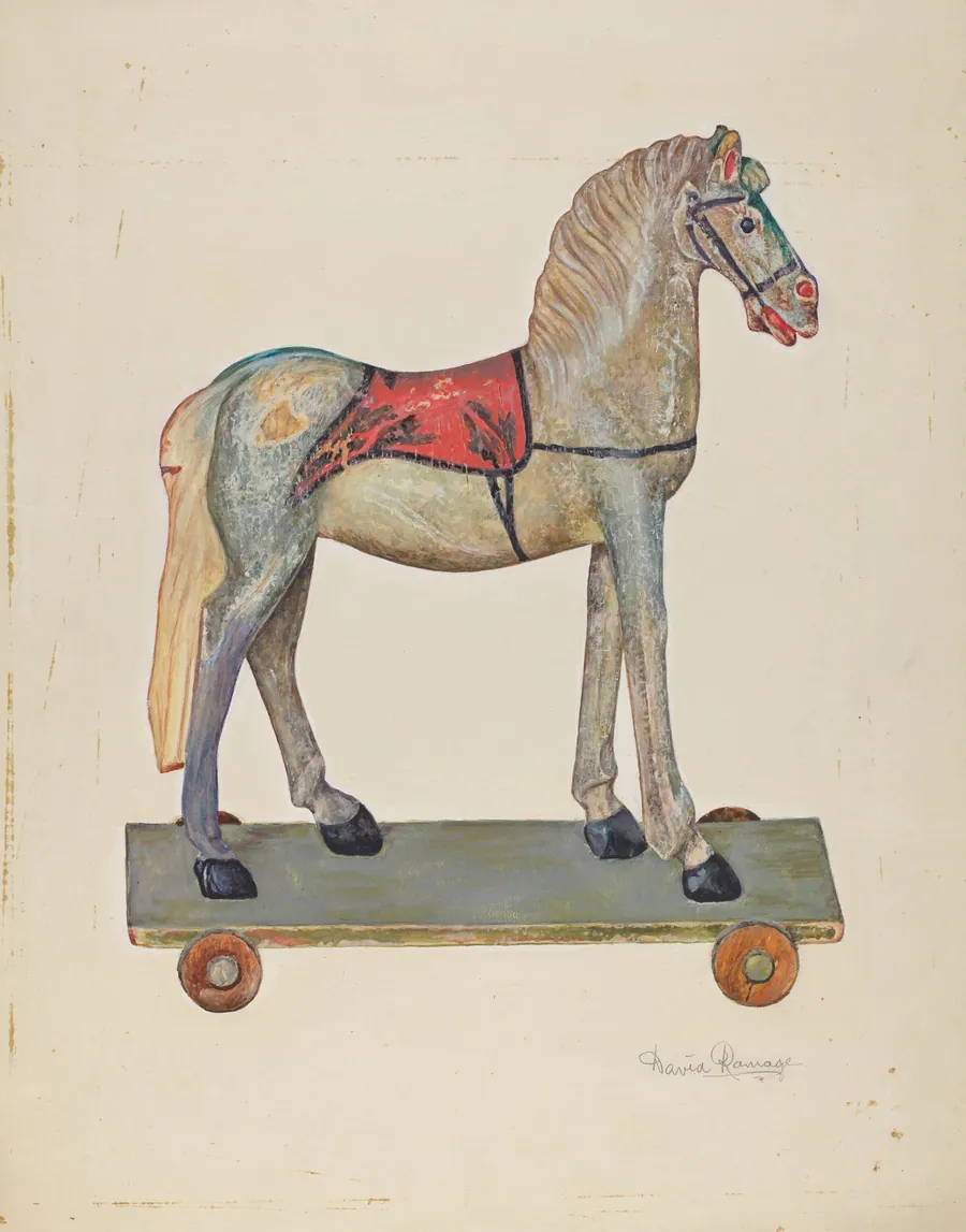 Toy Wooden Horse by David Ramage