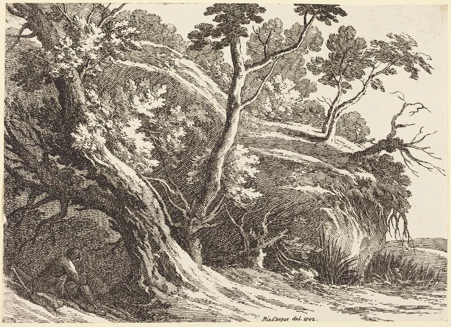 Landscape with Large Trees by Richard Cooper II