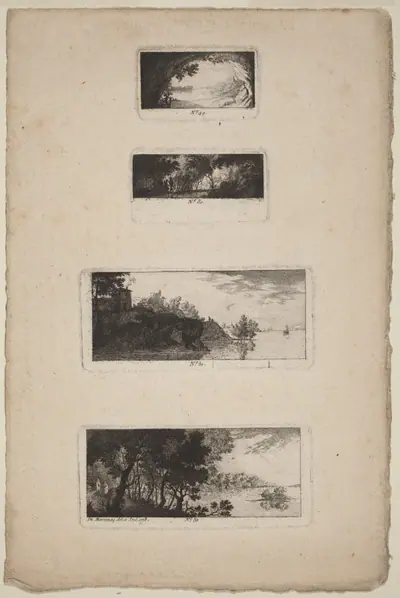 Landscape with Cave Opening