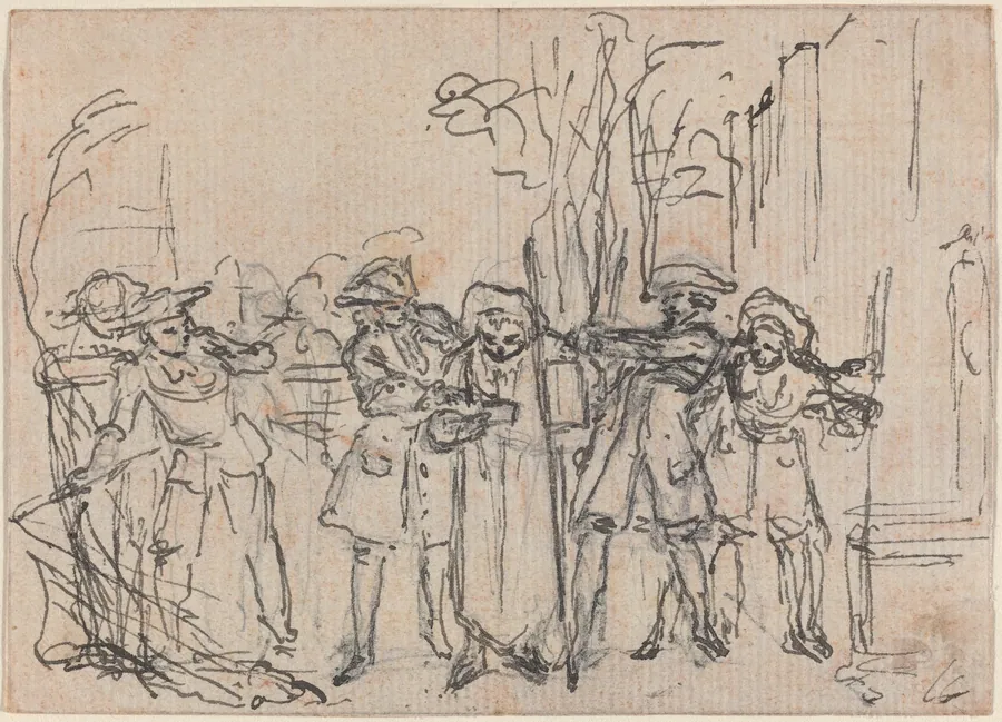 Hob Surprised by Sir Thomas with Mr. Friendly's Letter by Hubert François Gravelot