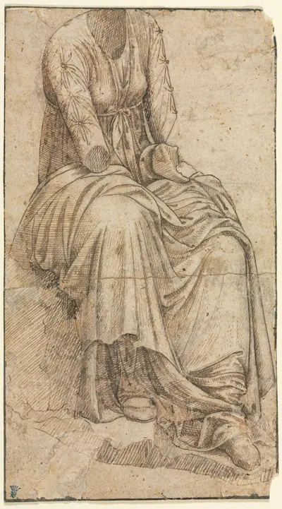 Copy of a Roman Statue of a Seated Woman