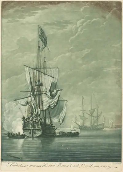 Shipping Scene from the Collection of Thomas Cook
