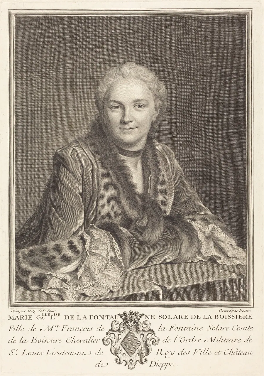 Marie Gallelise de la Fontaine by Louis Petit