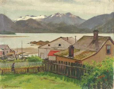In the Old Quarter, Sitka, 1900
