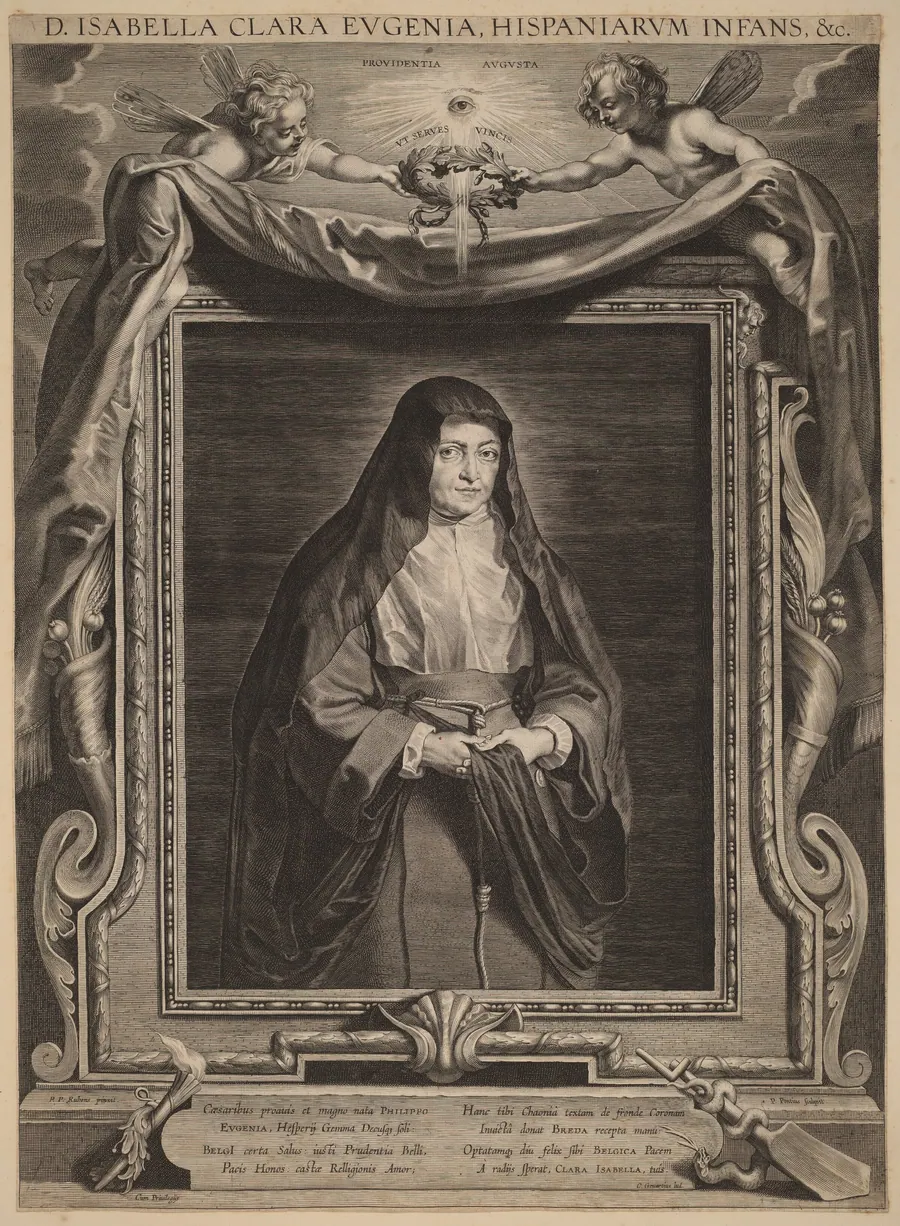 Isabella Clara Eugenia, Infanta of Spain by Paulus Pontius